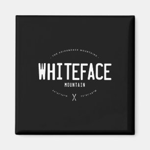 Whiteface Mountain New York Grafisch Bedrukt Vinta Magneet