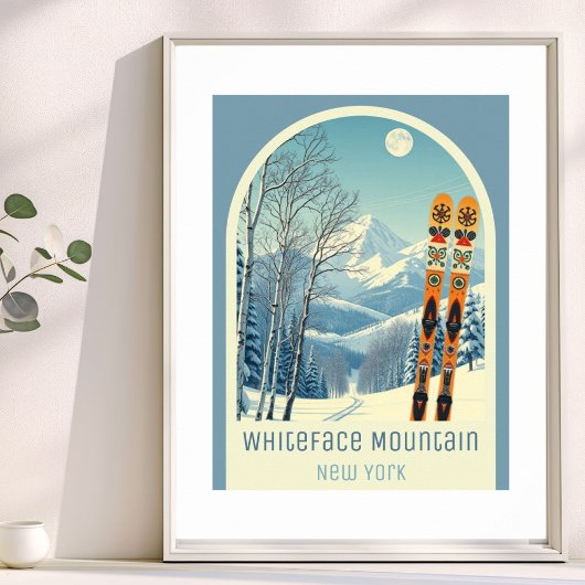 Whiteface Mountain New York ski resort  Poster