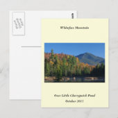 Whiteface Mountain over Little Cherrypatch Pond Briefkaart (Voorkant / Achterkant)