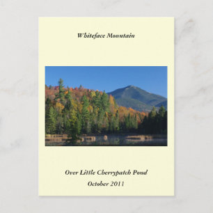 Whiteface Mountain over Little Cherrypatch Pond Briefkaart