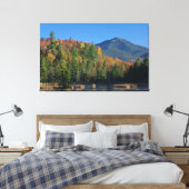 Whiteface Mountain over Little Cherrypatch Pond Canvas Afdruk (Insitu (Slaapkamer))