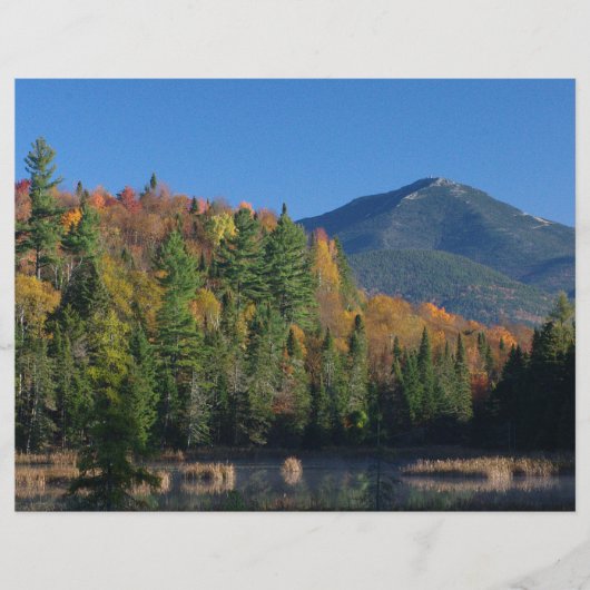 Whiteface Mountain over Little Cherrypatch Pond Flyer (Voorkant)