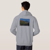 Whiteface Mountain over Little Cherrypatch Pond Hoodie (Achterkant volledig)
