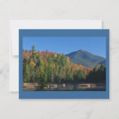Whiteface Mountain over Little Cherrypatch Pond Kaart (Achterkant)