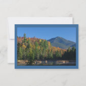 Whiteface Mountain over Little Cherrypatch Pond Kaart (Achterkant)