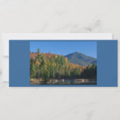 Whiteface Mountain over Little Cherrypatch Pond Kaart (Achterkant)