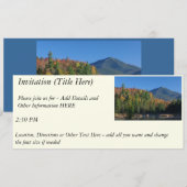 Whiteface Mountain over Little Cherrypatch Pond Kaart (Voorkant / Achterkant)