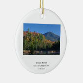 Whiteface Mountain over Little Cherrypatch Pond Keramisch Ornament (Rechts)