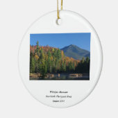 Whiteface Mountain over Little Cherrypatch Pond Keramisch Ornament (Links)