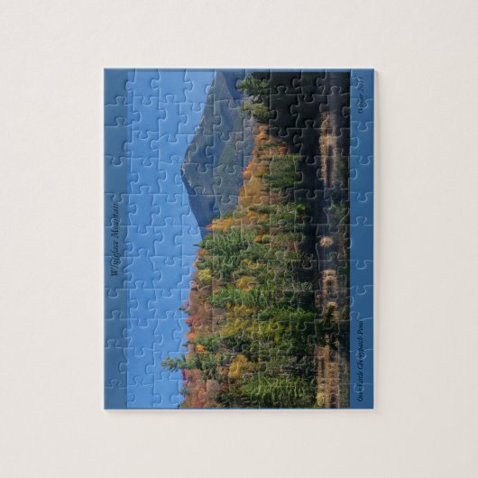 Whiteface Mountain over Little Cherrypatch Pond Legpuzzel (Verticaal)