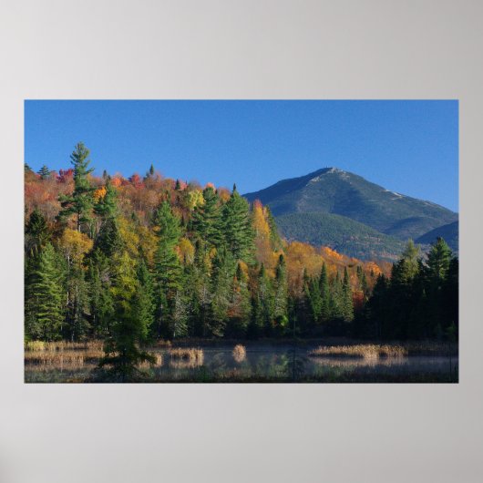 Whiteface Mountain over Little Cherrypatch Pond Poster (Voorkant)