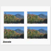 Whiteface Mountain over Little Cherrypatch Pond Rechthoekige Sticker (Vel)