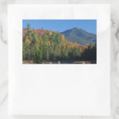 Whiteface Mountain over Little Cherrypatch Pond Rechthoekige Sticker (Tas)