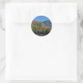 Whiteface Mountain over Little Cherrypatch Pond Ronde Sticker (Tas)