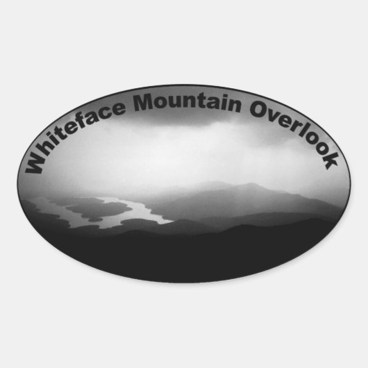 Whiteface Mountain Overlook Sticker (Voorkant)