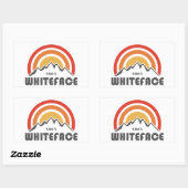 Whiteface Mountain Rechthoekige Sticker (Vel)