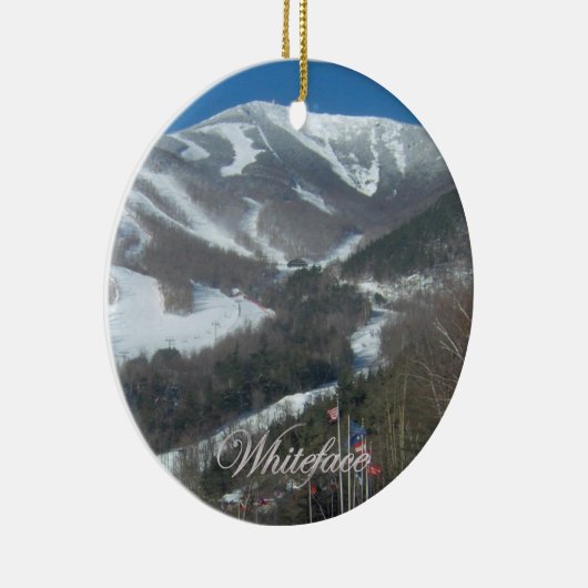 Whiteface Mountain Round Ornament (Rechts)