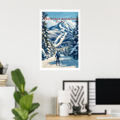 Whiteface Mountain Ski-poster 1 Poster (Thuiskantoor)