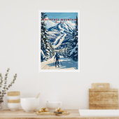 Whiteface Mountain Ski-poster 1 Poster (Keuken)