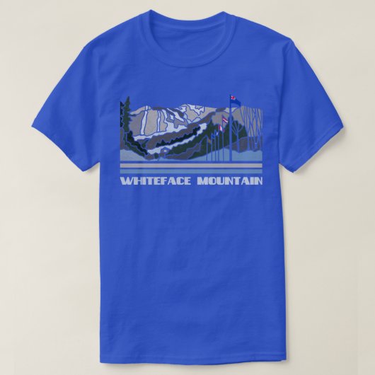 Whiteface Mountain Ski Resort Alpine Skigebied Mou T-shirt (Design voorkant)