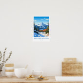 Whiteface Mountains New York Travel Print (Keuken)