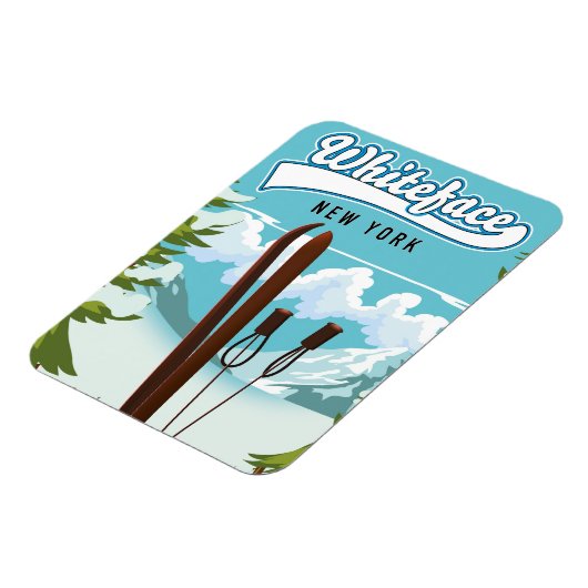 Whiteface - New York naar ski Magneet (Linkerzijde)