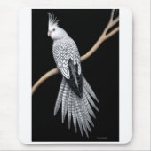 Whitefaced Pearl Cockatiel Mousepad Muismat (Voorkant)