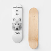 Whitefang Schaats Board Persoonlijk Skateboard (Voorkant)