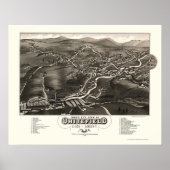 Whitefield, NH Panoramic Map - 1883 Poster (Voorkant)