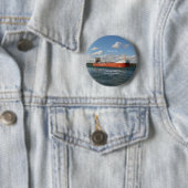 Whitefish Bay-button Ronde Button 5,7 Cm (In situ)