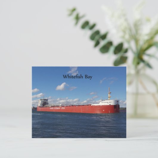 Whitefish Bay-postkaart Briefkaart (Staand voorkant)