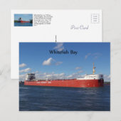 Whitefish Bay-postkaart Briefkaart (Voorkant / Achterkant)