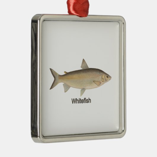 Whitefish Metalen Ornament (Rechts)