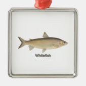 Whitefish Metalen Ornament (Voorkant)