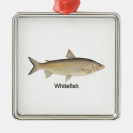Whitefish Metalen Ornament