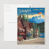 Whitefish Montana  Briefkaart (Voorkant / Achterkant)