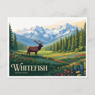 Whitefish Montana Briefkaart