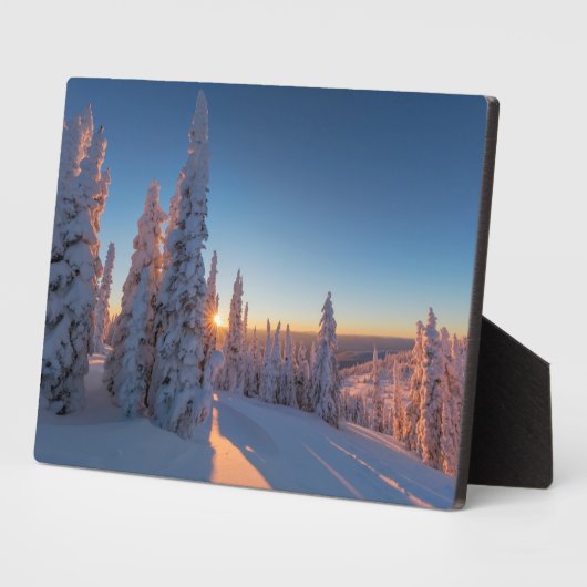 Whitefish, Montana Fotoplaat (Zijkant)