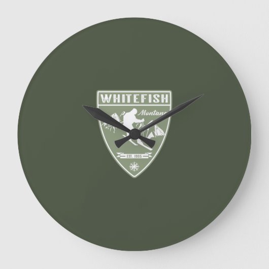 Whitefish Montana Grote Klok (Voorkant)