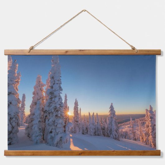 Whitefish, Montana Hangend Wandkleed (Voorkant)