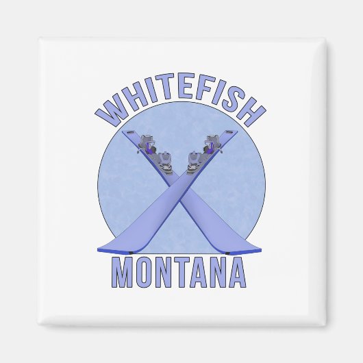 Whitefish, Montana Magneet (Voorkant)