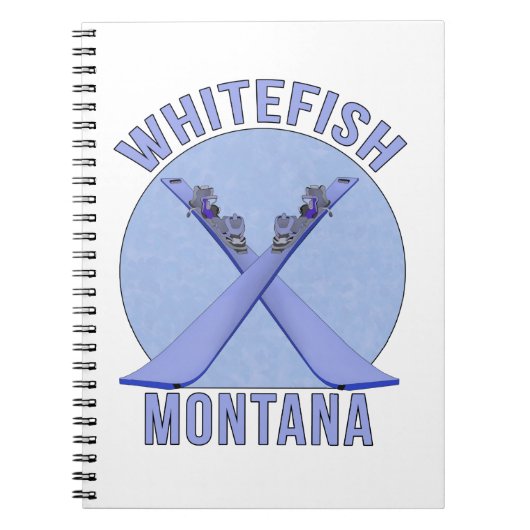 Whitefish, Montana Notitieboek (Voorkant)