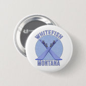 Whitefish, Montana Ronde Button 5,7 Cm (Voorkant /achterkant)