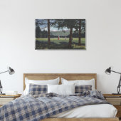 Whitefish, Montana - Whitefish Lake Golf Course Canvas Afdruk (Insitu (Slaapkamer))