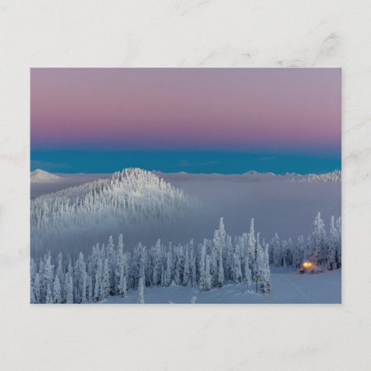 Whitefish Mountain Resort in Whitefish, Montana Briefkaart (Voorkant)