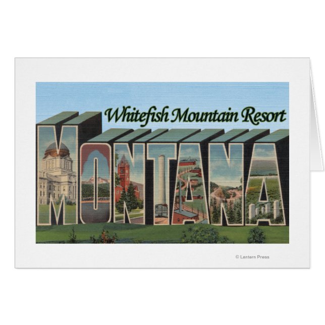 Whitefish Mountain Resort, Montana (Voorkant Horizontaal)