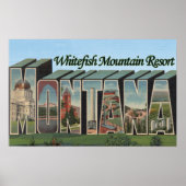 Whitefish Mountain Resort, Montana Poster (Voorkant)