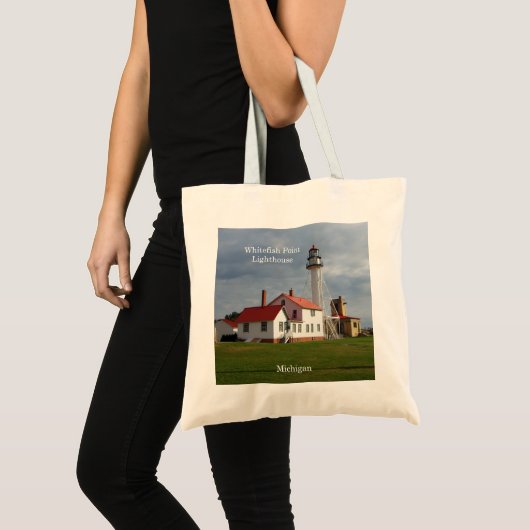 Whitefish Point Lighthouse canvas tas (Voorkant (product))