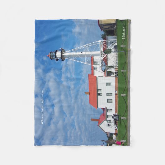 Whitefish Point Lighthouse fleece blanket (Voorkant)