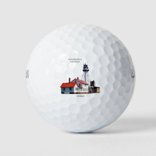 Whitefish Point Lighthouse golfbal Golfballen (Voorkant)